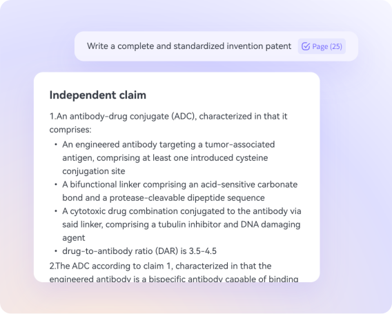 Patent application, automatically assemble embodiments